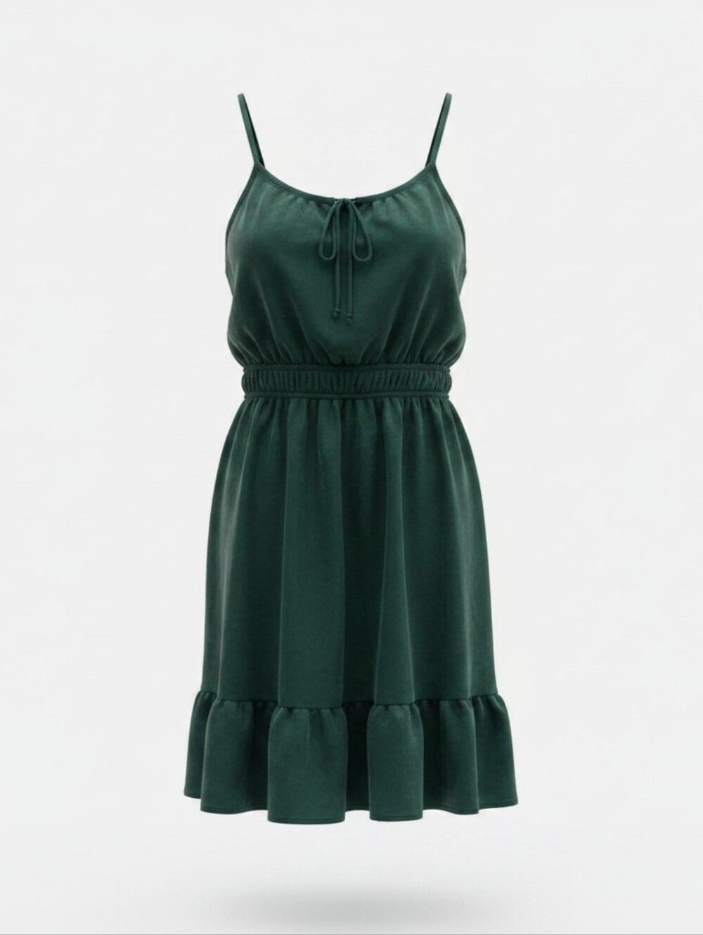 Gilli Teal Green Spaghetti Strap Mini Dress XS